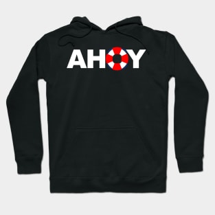 Ahoy Life Ring Fun Design Hoodie